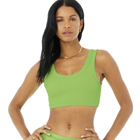ALO Yoga Other - Alo yoga green apple wellness sports bra Small